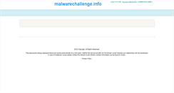 Desktop Screenshot of malwarechallenge.info